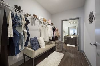 Large walk in closet